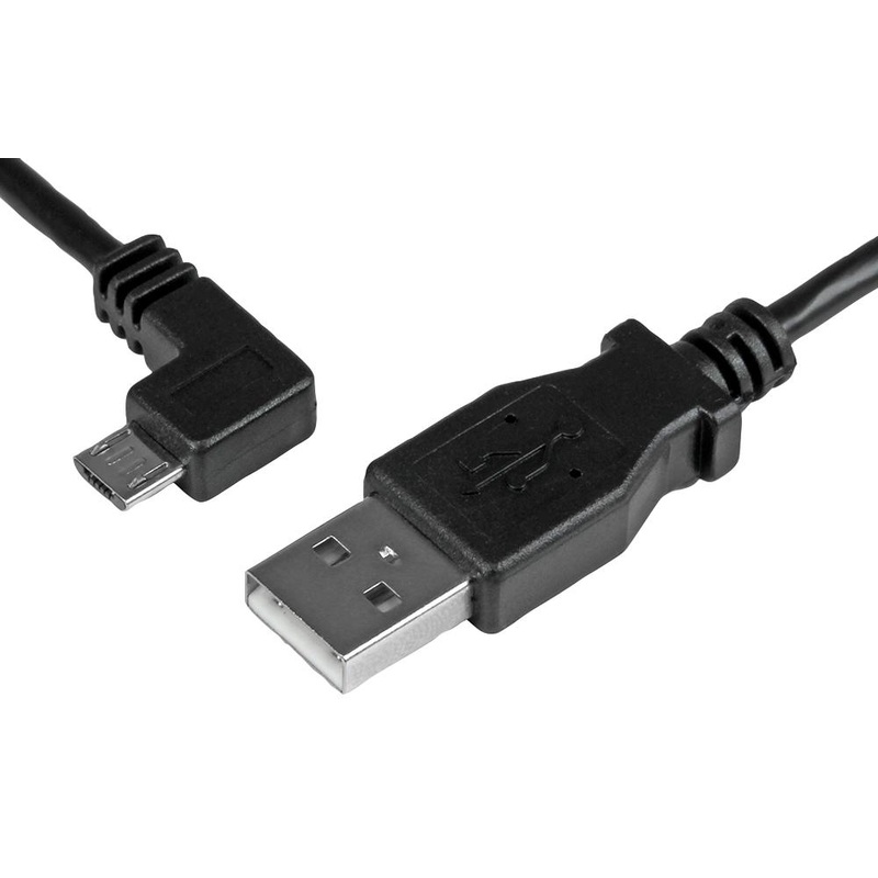 Startech USBAUB50CMLA USB Cable Type A Plug to Micro B 500 mm 19.7  2.0 Black