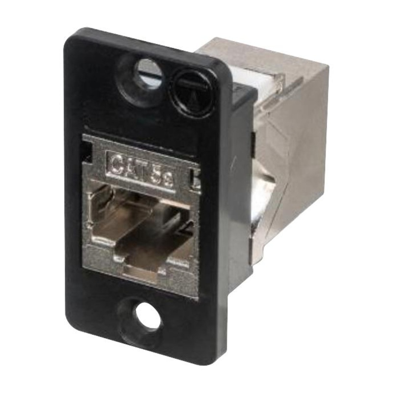 TUK FACK2SBPM In-Line Adapter Shielded RJ45 Adaptor Low Profile Panel Mount Range Series Jack
