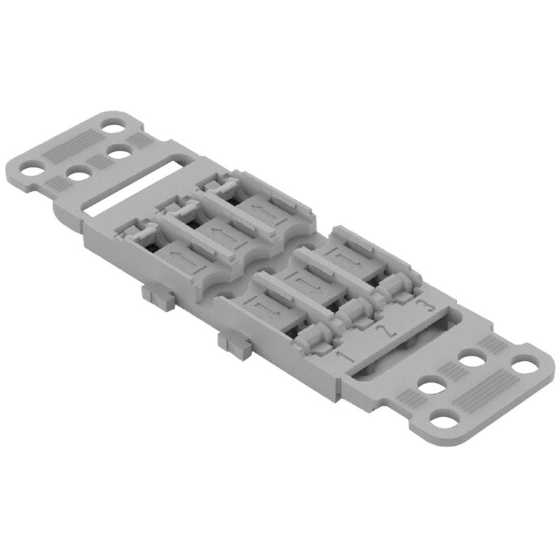 Wago 221-2503 221-2503 Mounting Carrier 3 Way 221-2411 Inline Splicing Connector With Lever 221 Series