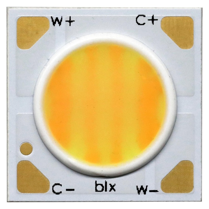 Bridgelux BXRV-TR-2765G-30A0-A-23 COB LED White 650 mA 90 CRI 15 mm 130  2954 lm 23.1 W 6500 K 35.5V Round Flat Top
