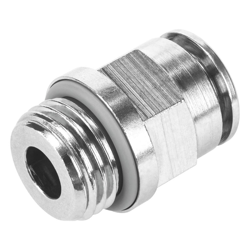 Festo NPQH-D-G14-Q10-P10 Pneumatic Fitting Push-In G1/4 20 bar 10 mm Brass Npqh