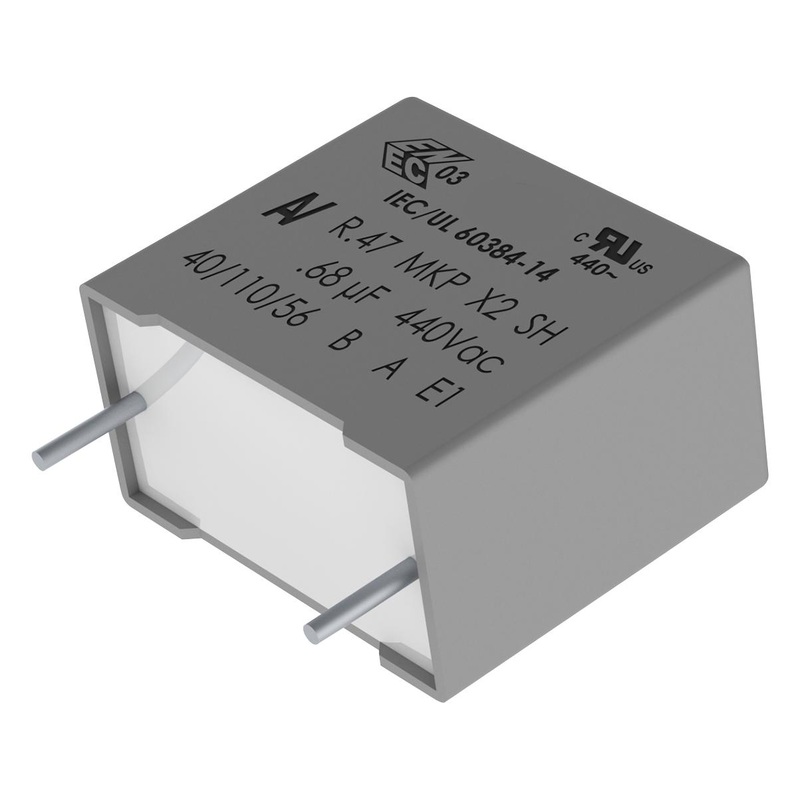 Kemet R474N333050A1KV057 Safety Capacitor Metallized PP Radial Box – 2 Pin 0.33 F  10% X1 Through Hole