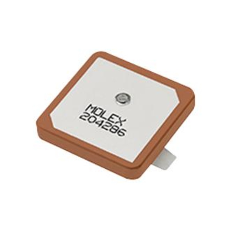 Molex 204286-0001 204286-0001 Antenna Gnss 1.597 GHz to 1.607 5.6 dBi Elliptic SMD