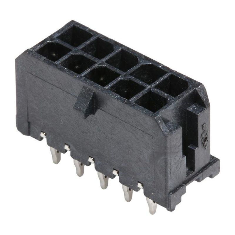 Molex 44914-1001 Pin Header Power Wire-to-Board 3mm 2 Rows 10 Contacts Press Fit