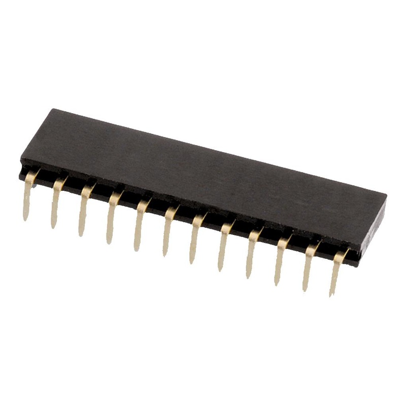 Wurth Elektronik 613020143121 PCB Receptacle Board-to-Board 2.54 mm 1 Rows 20 Contacts Through Hole Mount Right Angle