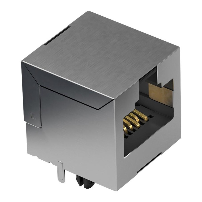 Wurth Elektronik 615008160121 615008160121 Modular Connector RJ45 Jack 1 x (Port) 8P8C Through Hole Mount