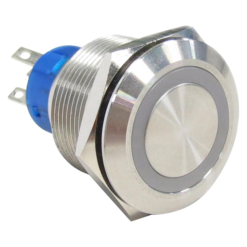 Alcoswitch – TE Connectivity AV2210000Q04 AV2210000Q04 Vandal Resistant Switch AV22 22 mm Spst Momentary Round Flush