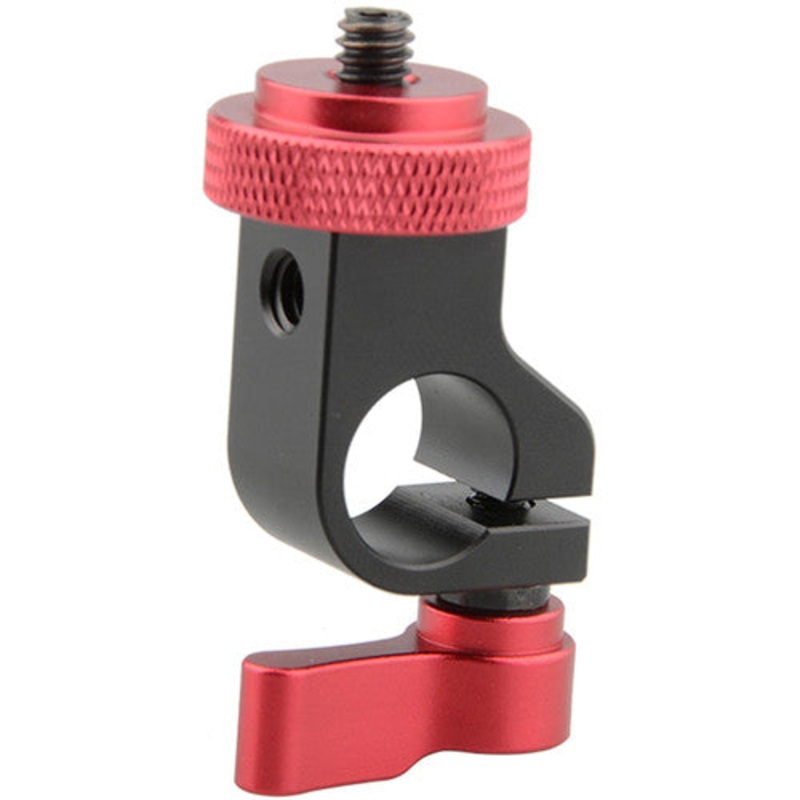 CAMVATE Single 15mm Rod Clamp (Red Nut)