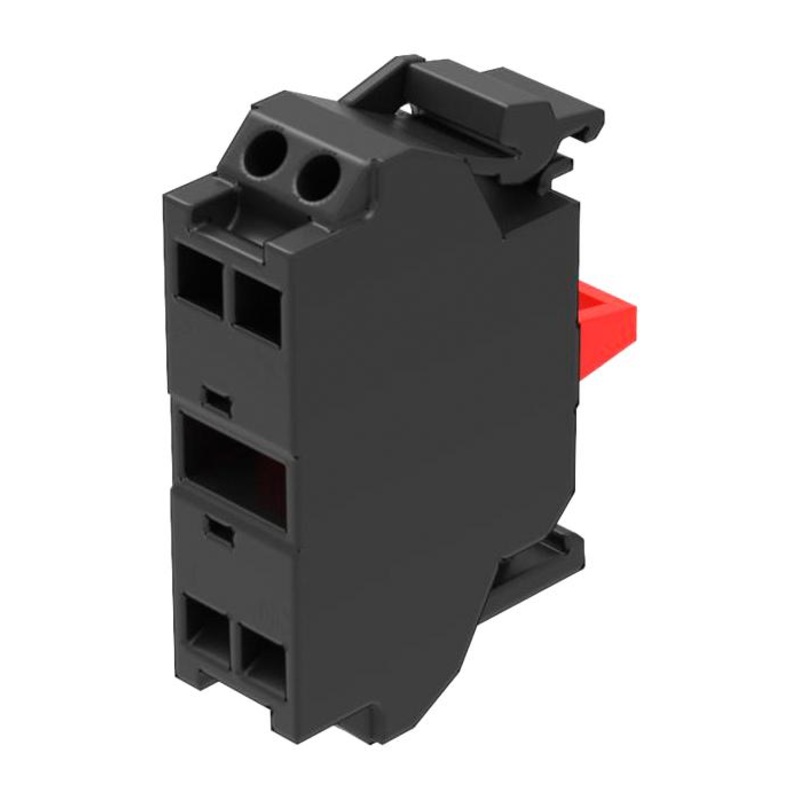 EAO 45-312.1Z40 Contact Block, Spring Clamp, 1 Pole, 10 A, Eao 45 Series Switches