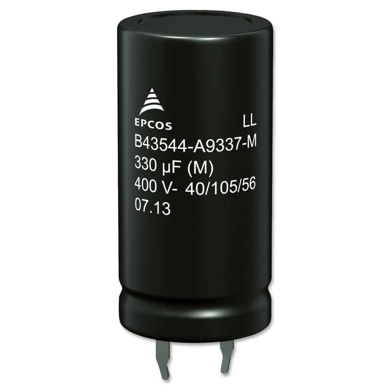 Epcos B43548B9397M060 Electrolytic Capacitor 390 F 400 V  20% Snap-In 3000 Hours @ 105C