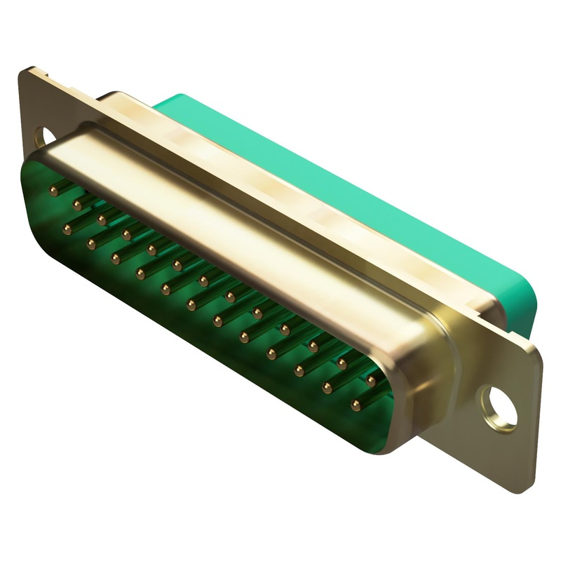 Positronic M24308/2-281F D SUB Conn Rcpt DE 9POS Crimp New
