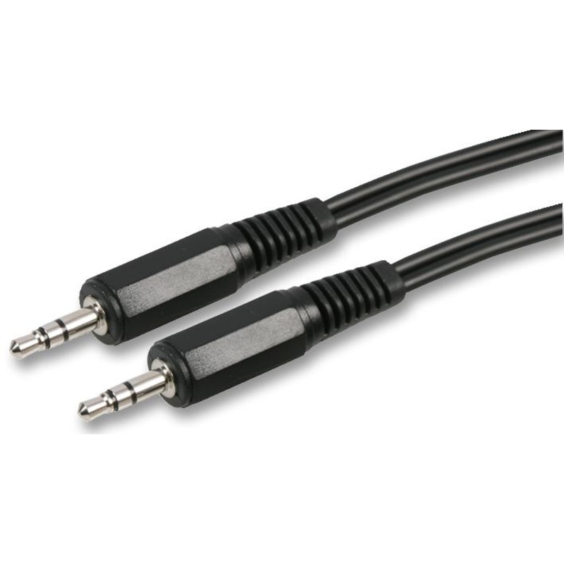 PRO Signal PSG03440 PSG03440 Twin Core 3.5mm Stereo Jack Plug to Lead 3m Black