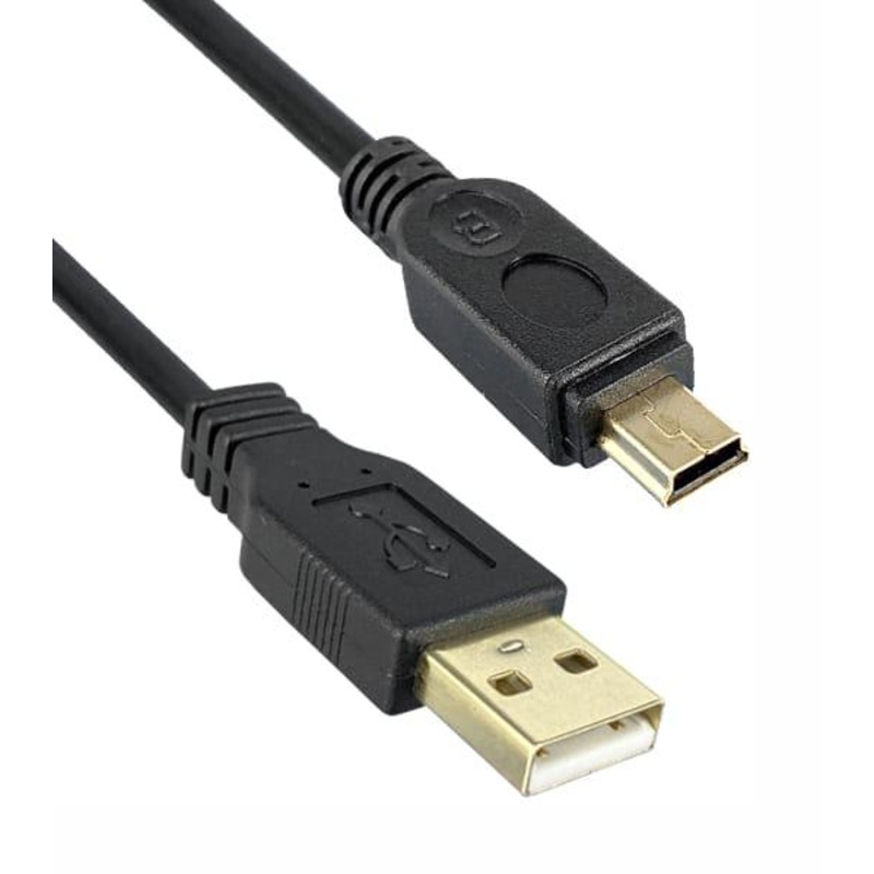 Qualtek Electronics 3021021-16 USB Cable 2.0 Type A-MINI B Plug 16FT