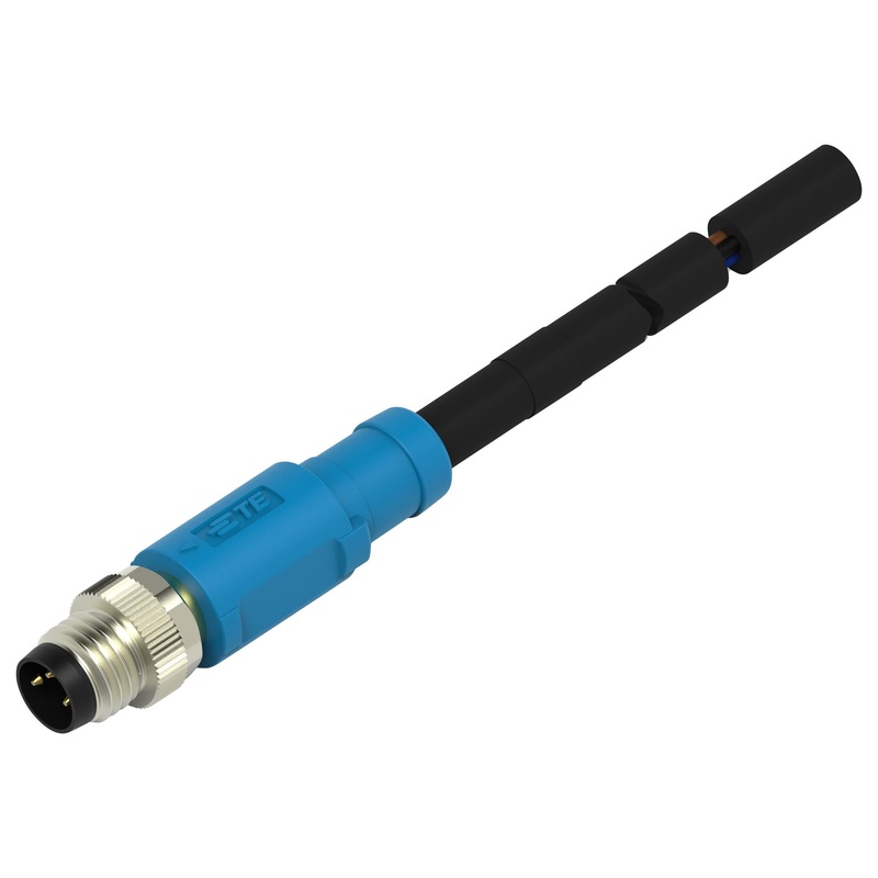 TE Connectivity T4061110003-005 Sensor Cord 3P M8 PLUG-FREE END 5M