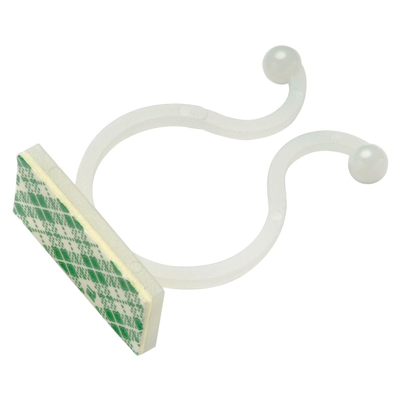 Wurth Elektronik 520205000 Fastener Adhesive Backed Twist Lock Cable Clip 10 mm Nylon 6.6 (Polyamide 6.6) Natural 21 New