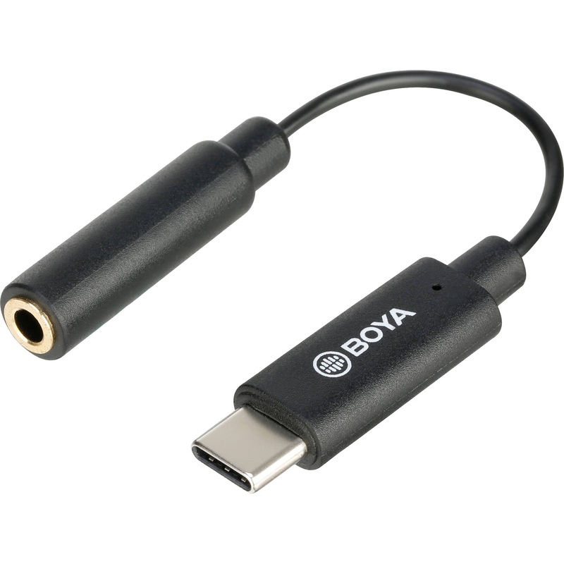 BOYA 3.5mm TRRS Female to USB Type-C Male Adapter Cable (2.4)