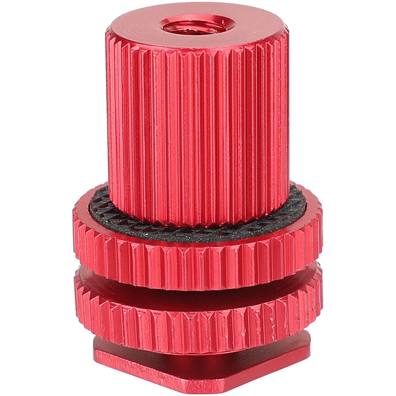 CAMVATE Cold Shoe Mount to 1/4-20 Thread Adapter