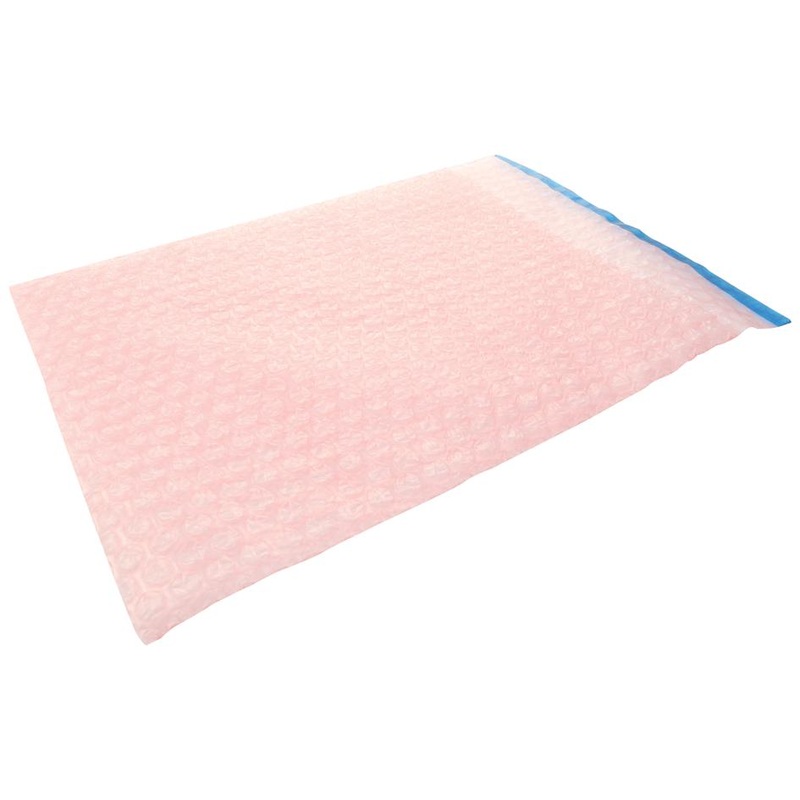 Desco Europe / Vermason 596000 596000 Antistatic Bag Pink Bubble Self Seal 230mm W x 285mm L