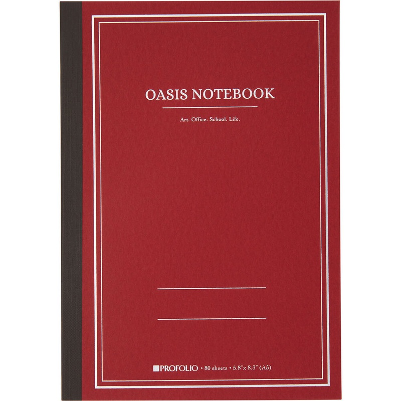 Itoya ProFolio Oasis Notebook (Brick, 5.8 x 8.3)
