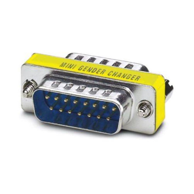 Phoenix Contact VS-15-GC-ST/ST D Sub Connector Adapter Standard Plug 15 Ways