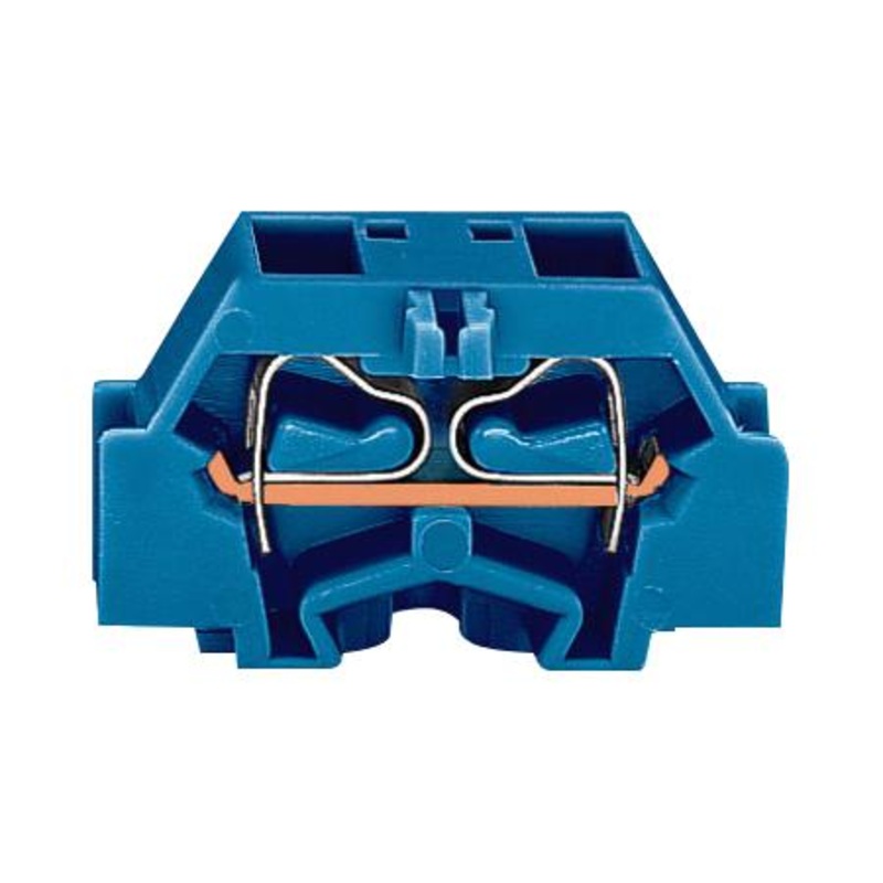 Wago 261-334 DIN Rail Mount Terminal Block 4 Ways 28 AWG 14 2.5 mm Clamp 20 A