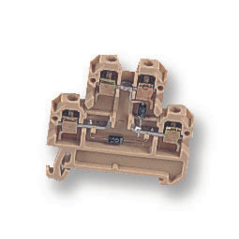 Weidmuller 039666 DK4D/35 039666 DK4D/35 DIN Rail Mount Terminal Block 4 Ways 22 AWG 12 mm Screw 10 A