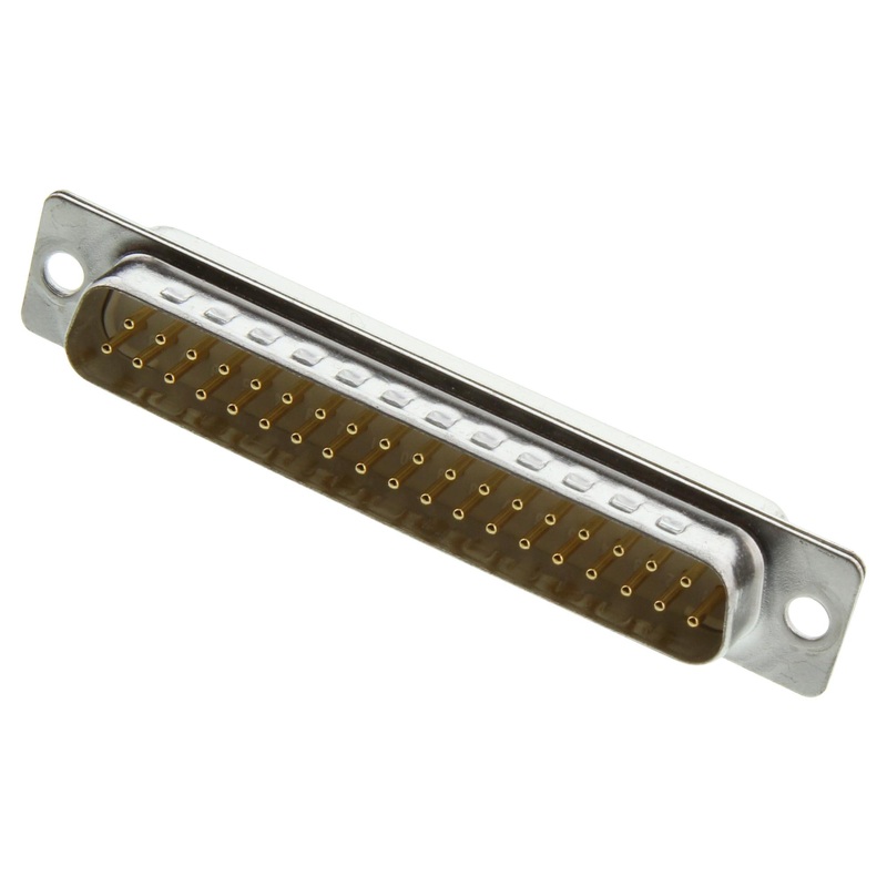 MOLEX 173109-0081 D Sub Connector, Standard, Plug, 173109 Series, 37 Contacts, DC, Solder Cup