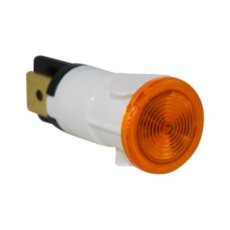 Multicomp PRO MP008575 MP008575 Neon Indicator 250 VAC Orange 12 mm Dome New