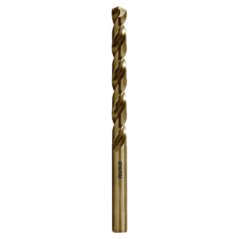 RUKO 228015 Twist Drill Bit, HSSE Co5, 1.5 mm Bit, 18 mm Flute Length, 40 mm OAL