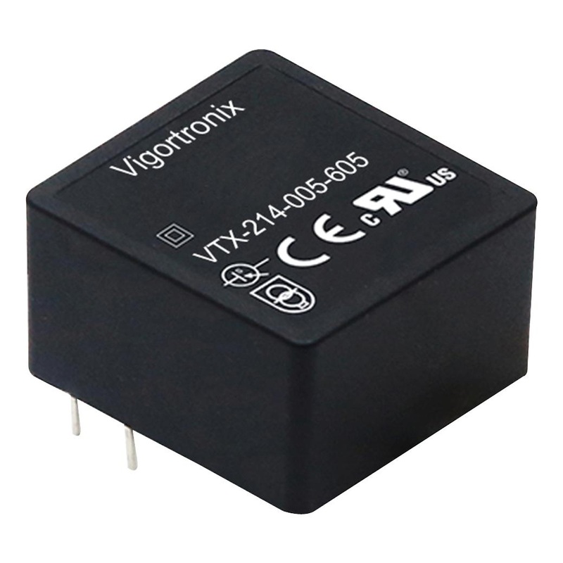 Vigortronix VTX-214-005-624 AC/DC PCB Mount Power Supply (PSU) Class II ITE Household & Transformers 1 Output 5 W 24 VDC