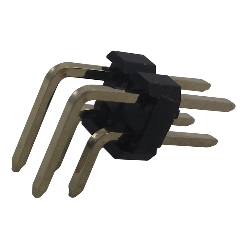 Wurth Elektronik 61304021021 Pin Header Right Angle Board-to-Board 2.54 mm 2 Rows 40 Contacts Through Hole
