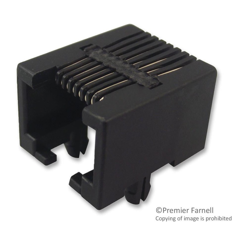 WURTH ELEKTRONIK 615008137121 Modular Connector, Cat5, RJ45, WR-MJ Series, Jack, 8 Contacts, 8 Ways, 1 Ports