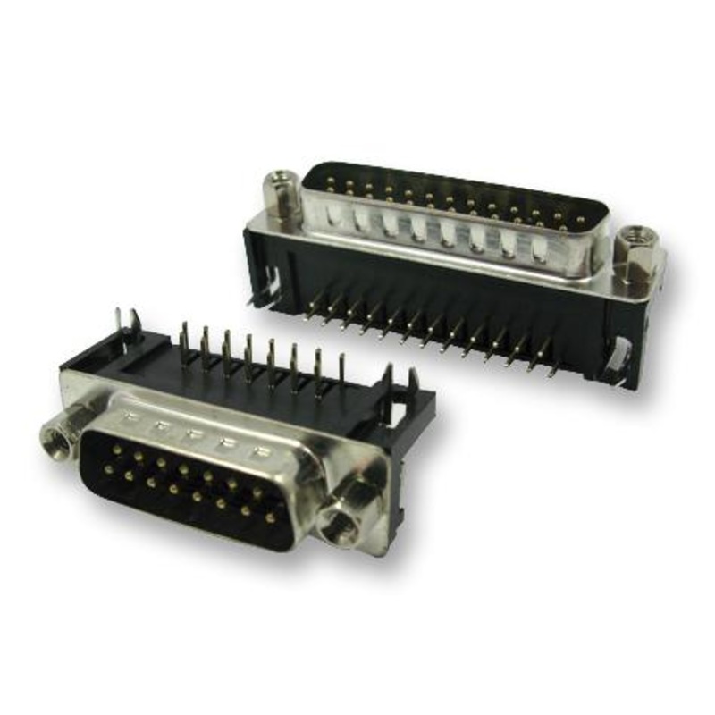 WURTH ELEKTRONIK 618015231221 D Sub Connector, 15 Contacts, Plug, DA, R/A PCB Mount D Sub, Solder