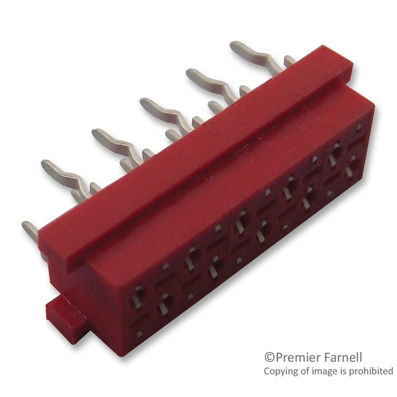 WURTH ELEKTRONIK 690367181072 Wire-To-Board Connector, 2.54 mm, 10 Contacts, Receptacle, WR-MM Series, Through Hole, 2 Rows