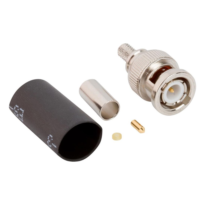 Amphenol RF 031-6924-EE BNC Straight Crimp Plug RG-58 RG-141 Times LMR-195 50 OHM IP67 Extreme Exposure 52AK7778 New