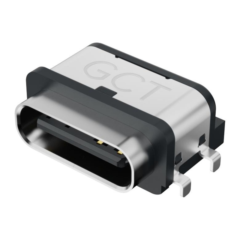 GCT (GLOBAL Connector TECHNOLOGY) USB4715-GF-A USB IP67 Power Charging Type C Receptacle 6 Ways