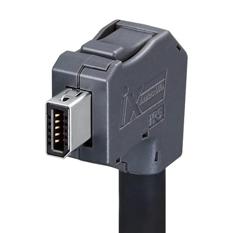 HIROSE(HRS) IX40G-A-10S-CVL1(7.0) IX40G-A-10S-CVL1(7.0) Modular Connector IX Type A Plug 1 x (Port) 10P10C Cat6a Cable Mount