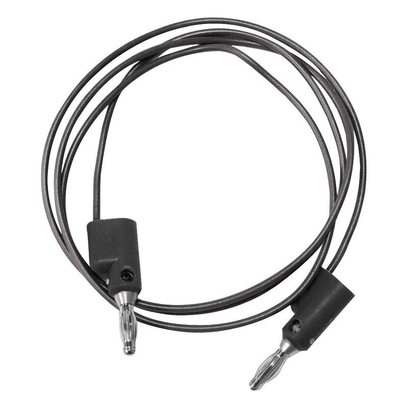 Mueller Electric BU-2020-A-24-0 Banana Test Lead 4mm Stackable Plug 24  609.6 mm Black