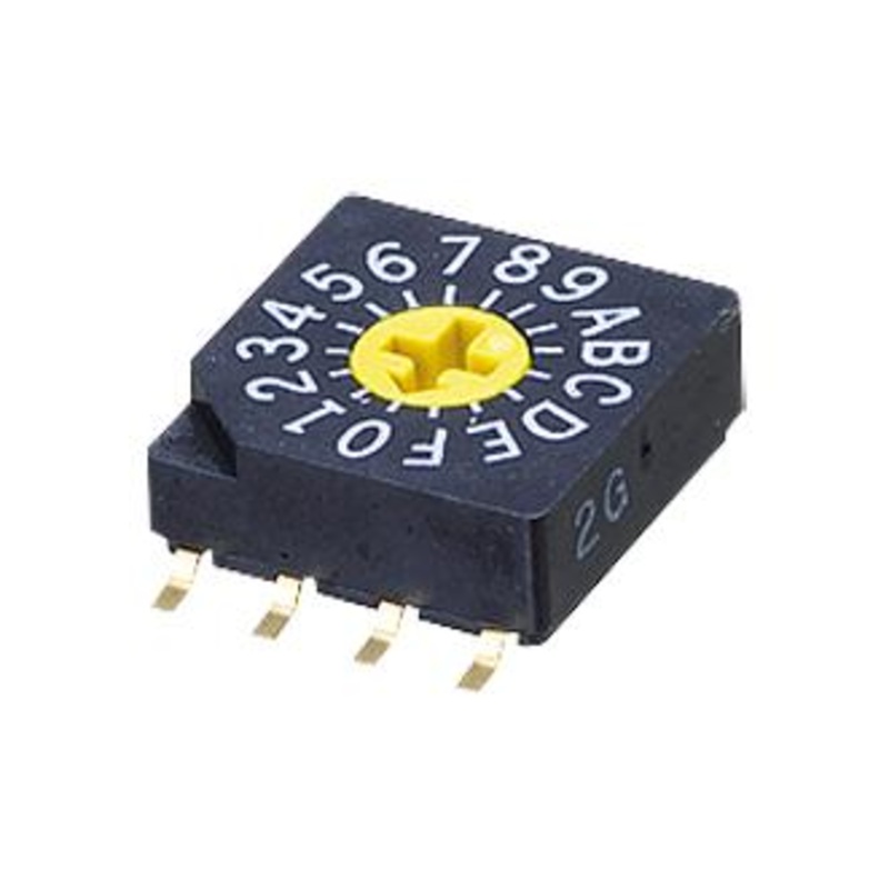 Nidec Components SC-1010TB SC-1010TB Rotary Coded Switch SC-1000 Series Surface Mount 16 Position 5 VDC BCH 100 mA