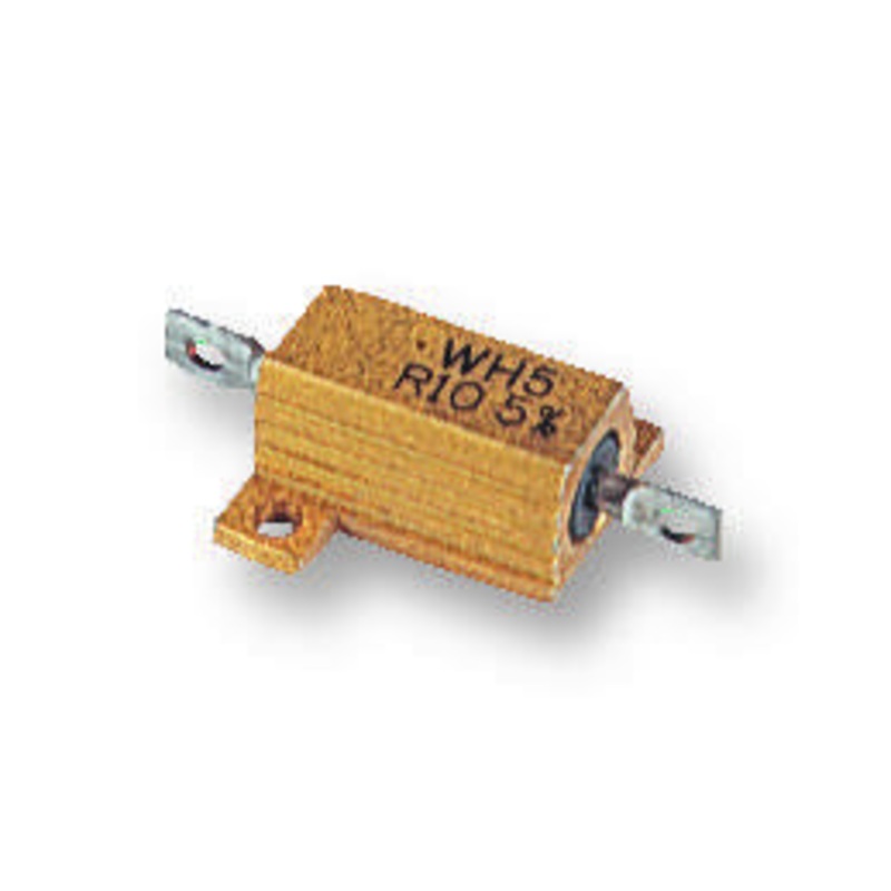 WELWYN WH5-1K5JI Resistor, Solder Lug, 1.5 kohm, 10 W, 160 V,  5%, WH Series, Wirewound