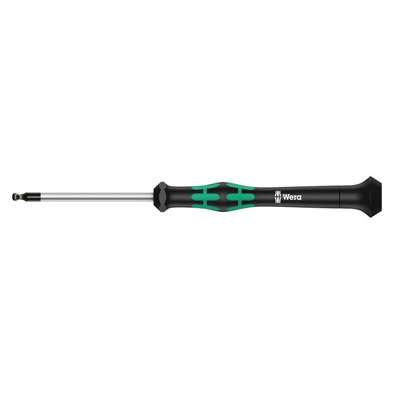 WERA 118090 1.5mm x 60mm Kraftform Micro Round Blade Ballhead Hexagon Screwdriver
