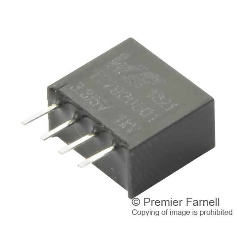 WURTH ELEKTRONIK 177920501 Isolated Board Mount DC/DC Converter, 1 Output, 1 W, 5 V, 200 mA