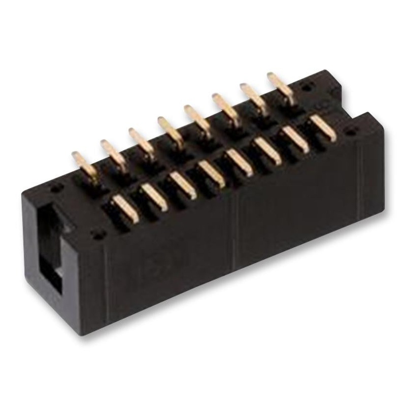 WURTH ELEKTRONIK 61232020621 Wire-To-Board Connector, Right Angle, 2.54 mm, 20 Contacts, Header, WR-BHD Series, Surface Mount
