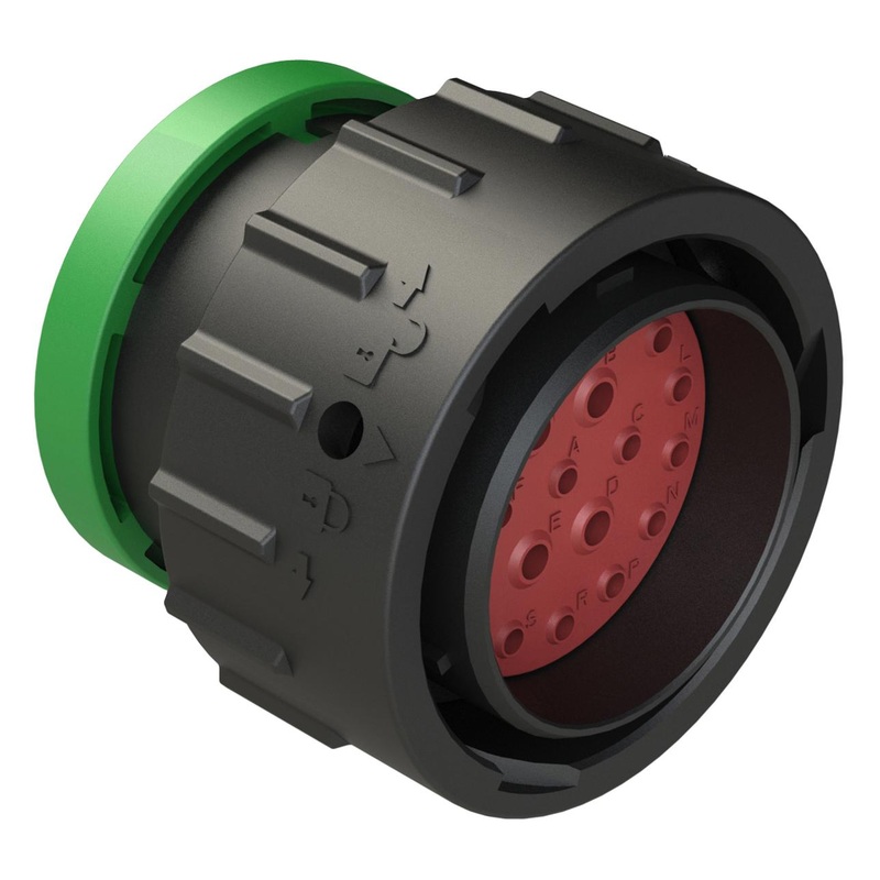 Amphenol SINE/TUCHEL AHDP06-24-21PN-BRA Circular Connector DuraMate Ahdp Backshell Ring Adapter Series Cable Mount Plug 21 Contacts New