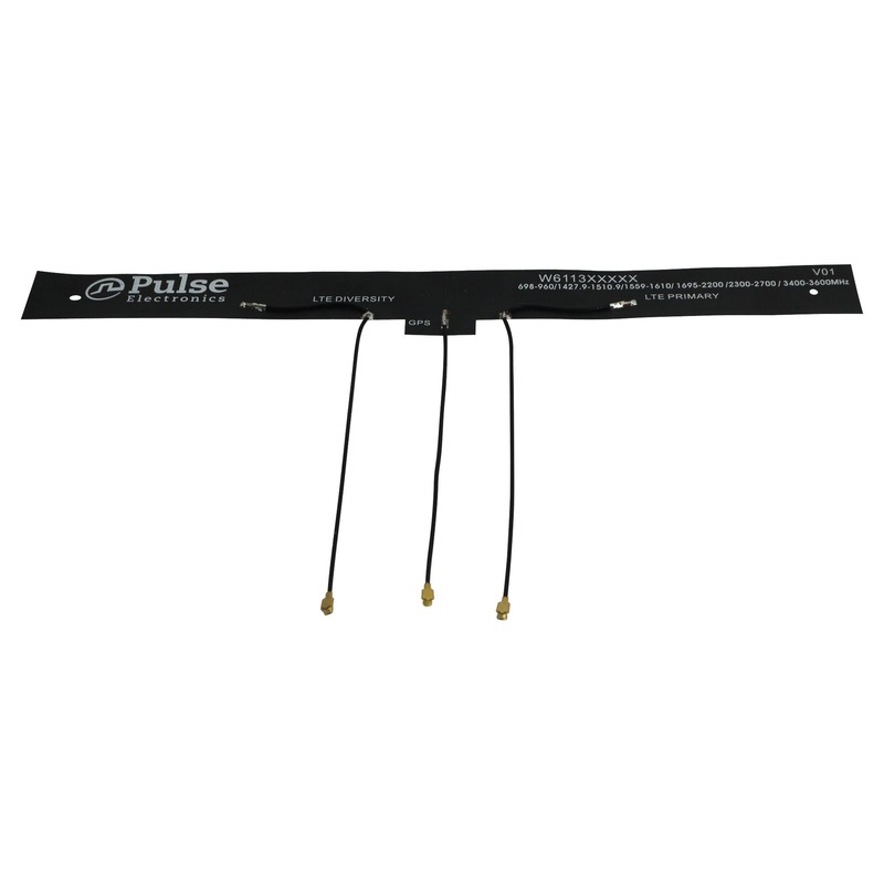 Pulse Electronics W6113B0100 W6113B0100 RF Antenna 3.4 GHz to 3.6 PCB 4.2 dBi 50 ohm Adhesive