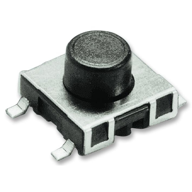 Schurter 1241.1618.11 1241.1618.11 Tactile Switch SMS Top Actuated Surface Mount Round Button 220 gf 50mA at 42VDC