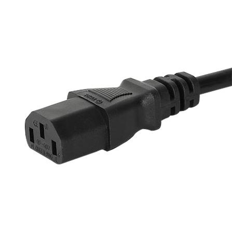 Schurter 6007.0214 Mains Power Cord IEC 60320 C13 C14 2 m Black