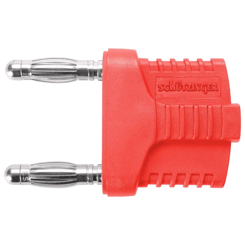 Schutzinger KURZ 19-4 IG MB NI / RT Banana Test Connector Plug Cable Mount 12 A 70 VDC Nickel Plated Contacts Red