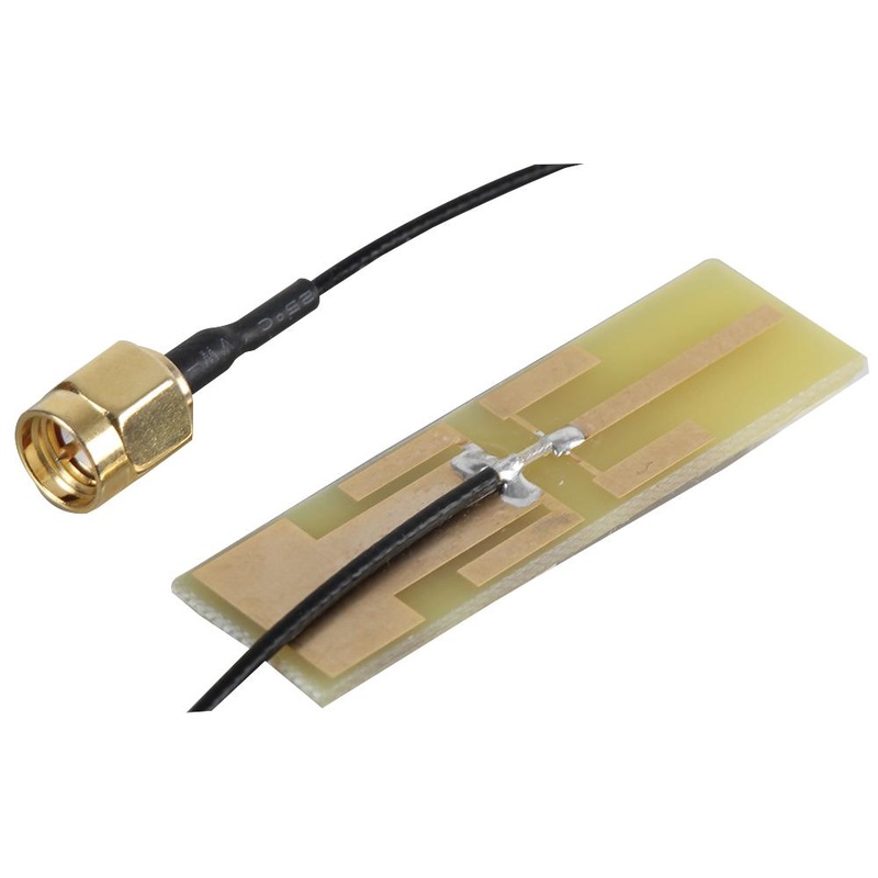 Siretta ECHO31/0.5M/SMAM/S/S/17 PCB Antenna 2.4GHz to 5.58GHz 2.8 Vswr 3dBi Gain Vertical Polarisation SMA Connector