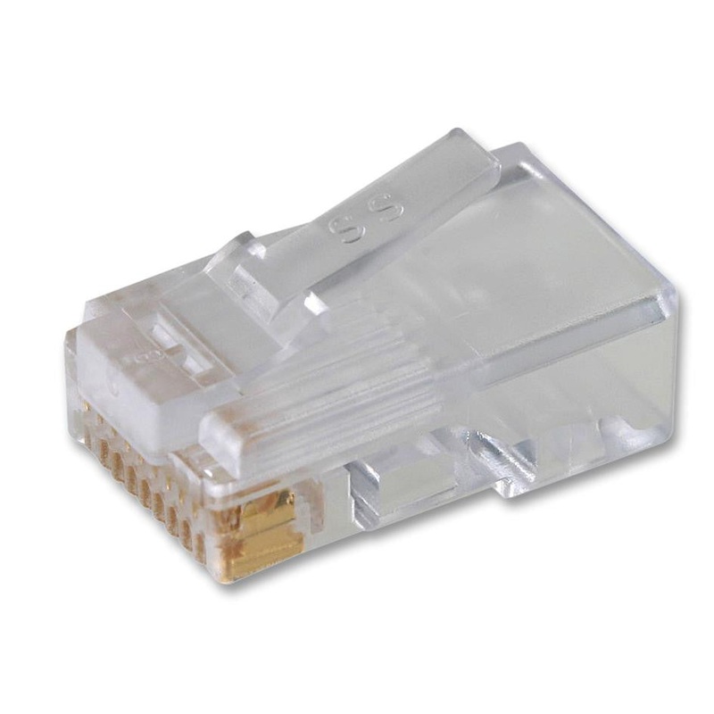STEWART CONNECTOR 940SP301010R Modular Connector, RJ50, Plug, 10 Contacts, 10 Ways, 1 Ports